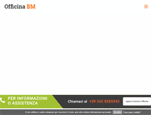 Tablet Screenshot of officina-bm.com